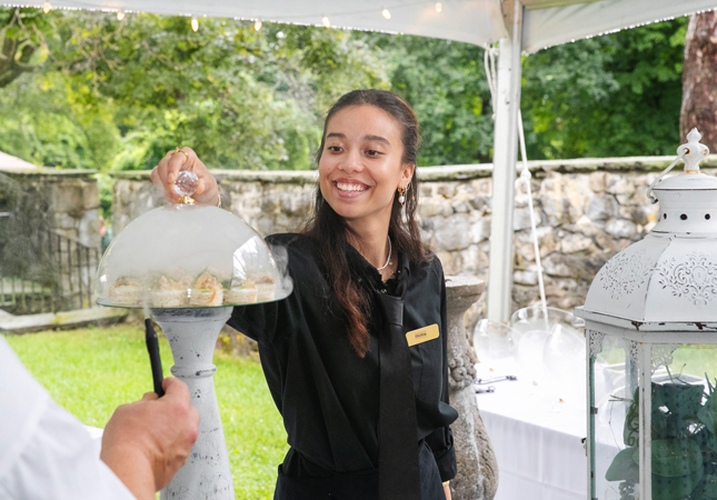 Food prepared by Skidmore's award-winning chefs