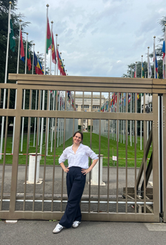 Lila Smith '26 in Geneva, Switzerland