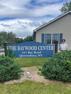 Addie Oliphant ’25 at The Baywood Center
