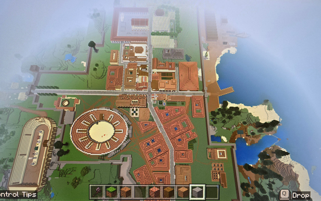 'Skidrome' in Minecraft