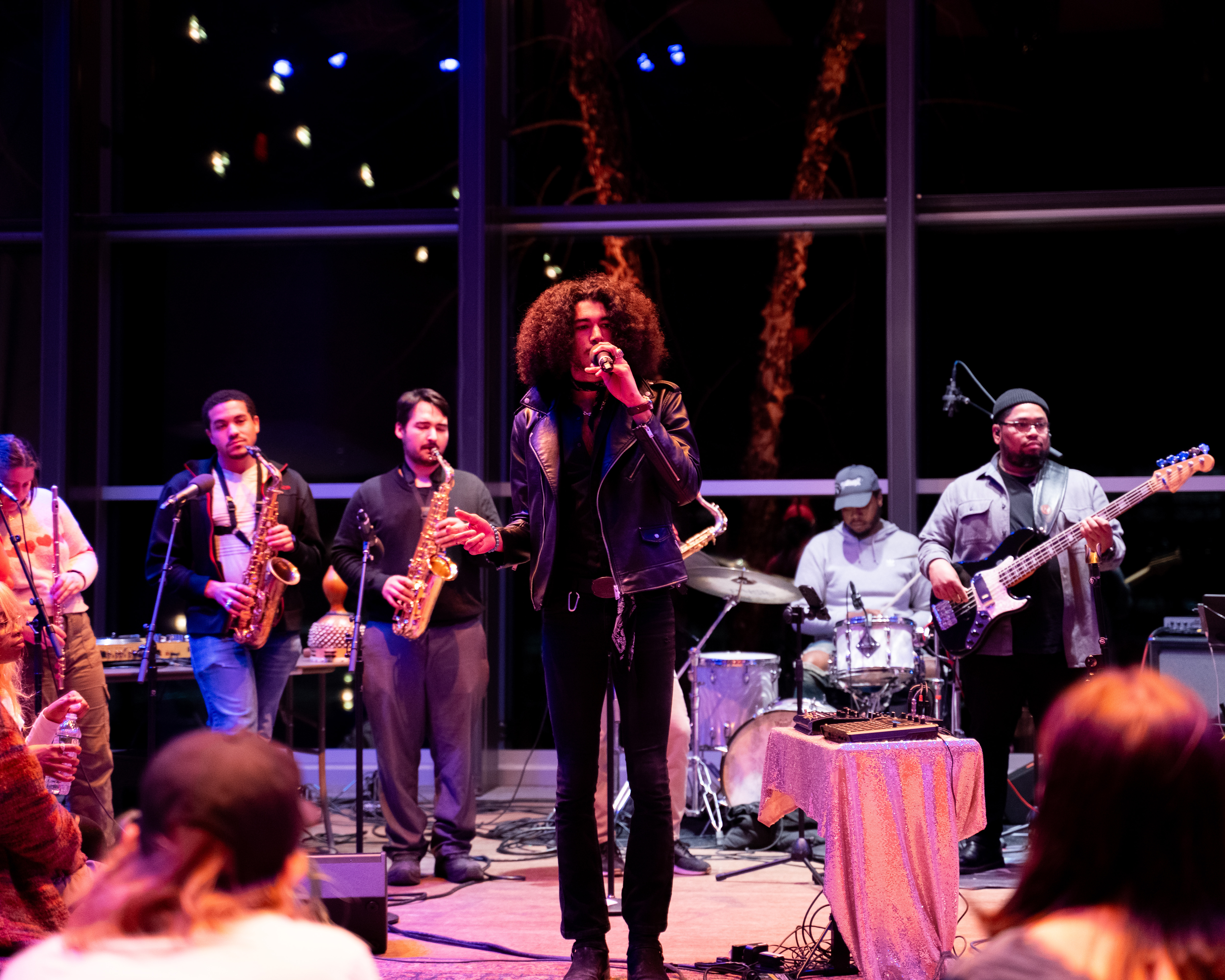 Students performed on stage in Zankel Music Center as part of a MJTA jam session in February, 2024. Photo by Collectiveffort.