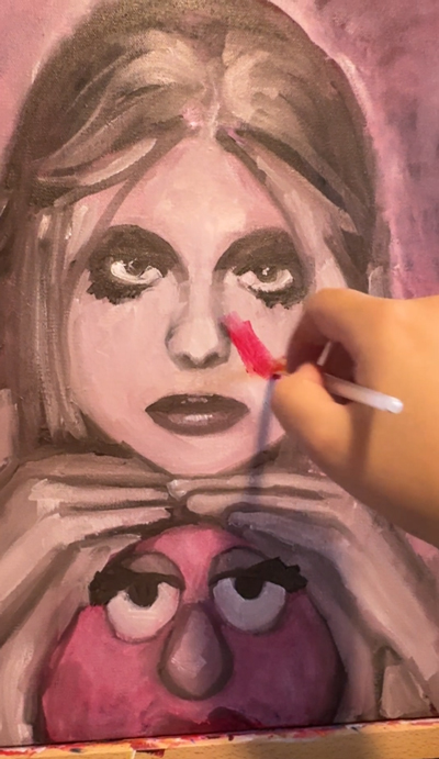 A painting by Claire Pupa '26